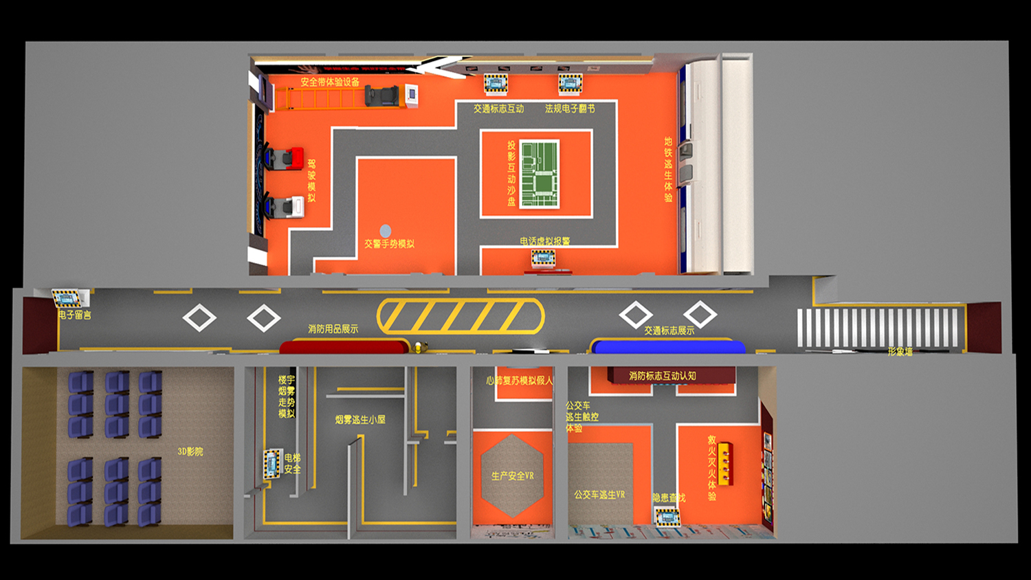 街道社區(qū)安全科普體驗(yàn)館